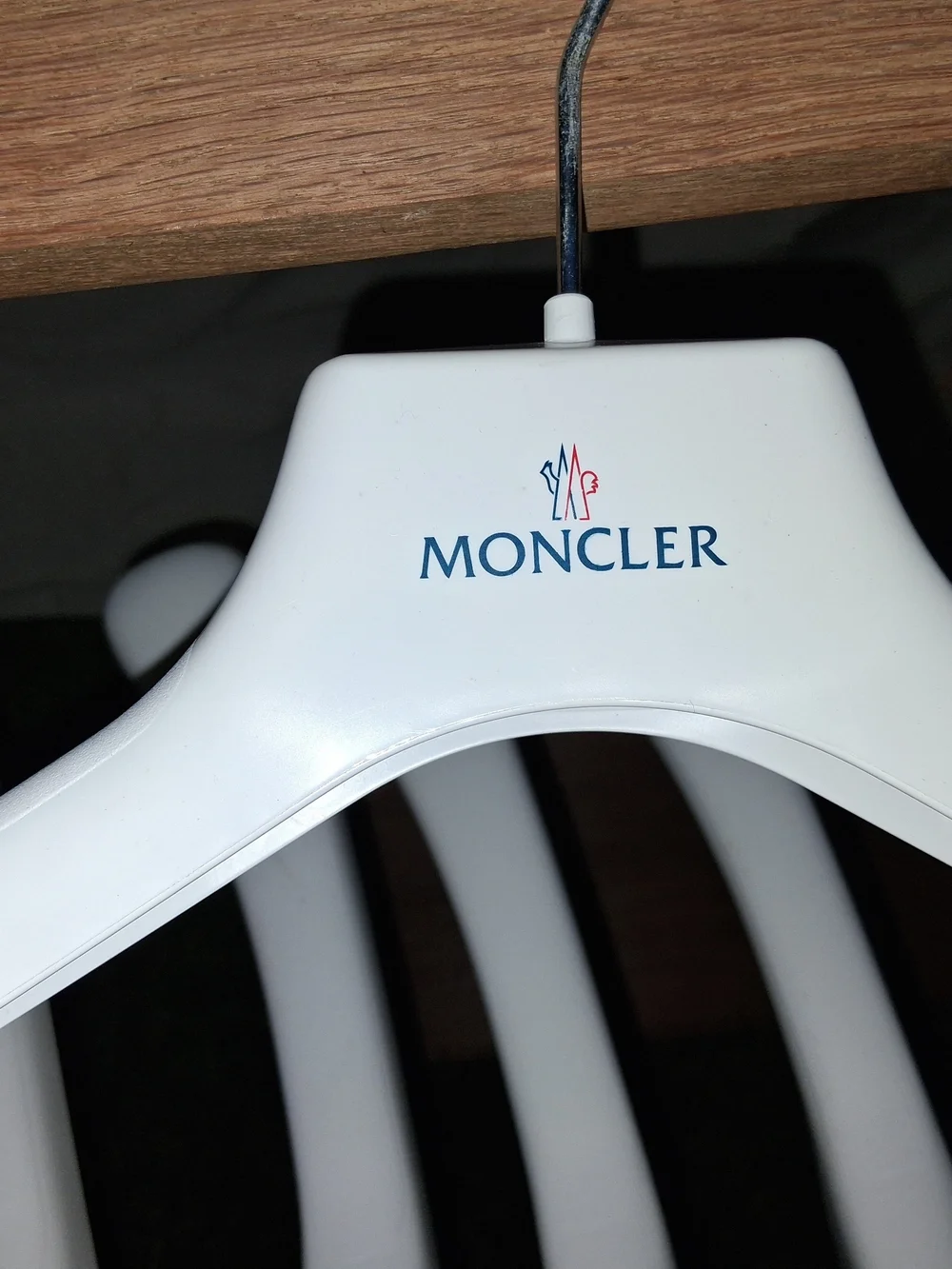 Moncler White Branded Coat Hangers - LOT OF 6